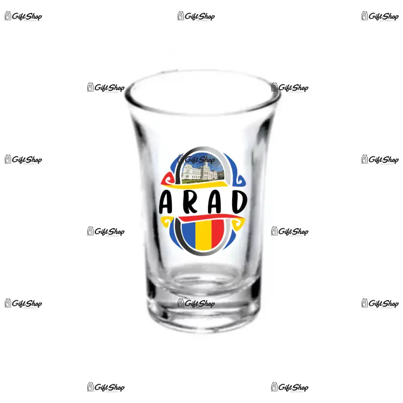 Arad romania, set 6 pahare shout, model 26bs